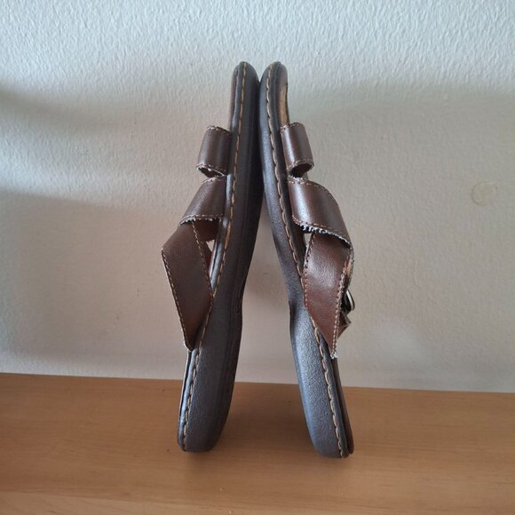 b.o.c - BØC Born Concept Brown Two-Strap Slide Sandals - Women’s Size 6M - Picture 5 of 5